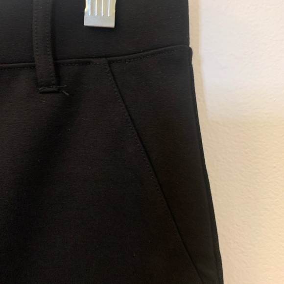 NWT QUINCE ultra stretch Ponte straight leg pant black 👖♥️👖 - Picture 10 of 13
